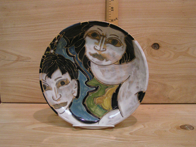 Patricia Decorated Plate - 2